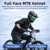 Casque VTT intégral OEM/ODM en gros, modèle 17, 17 aérations, visière réglable, respirant, excellent pour le VTT Downhill et Enduro