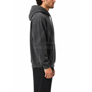 Sweats à capuche effet délavé style vintage, tissu lavé au toucher doux, parfaits pour le streetwear, les tenues décontractées et la mode quotidienne. - Product Image 6