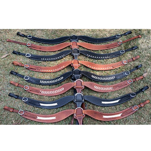 Collier de poitrine de cheval en cuir de vachette léger de qualité supérieure réglable pour selle occidentale saisonnière avec des designs tendance - Product Image 1