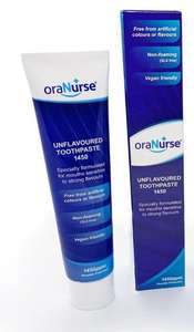 Pasta Dental sin Sabor 1450 ppm 50 ml Tamaño Viaje para Bocas Sensibles con Función de Aliento Fresco - Product Image 2