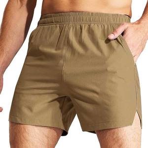 Pantalones cortos informales para hombre, pantalones cortos de golf chinos de sarga elástica con cordón de algodón para playa y verano, pantalones cortos con logotipo personalizado - Product Image 6