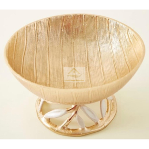 Wedding Decorative Serving Bowl With White and Silver Color Chocolate and Nut Serving Bowl 1 Tier Food Bowl and <b>Tray</b> - Product Image 5