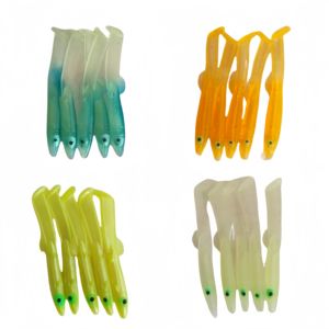 Leurre souple de pêche à l'<span class=keywords><strong>anguille</strong></span> 55mm 0.89g <span class=keywords><strong>appât</strong></span> souple artificiel brillant avec crochet pour la pêche en rivière leurres leurres espagnols - Product Image 2