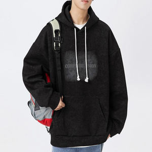 2025 nouvelle marque à la mode à la mode poids lourd lavé à l'acide hiver 100% coton doublé coupe ample hip-hop sweat à capuche décontracté pour unisexe - Product Image 5