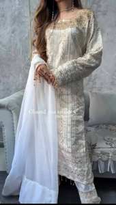 MAGNIFIQUE TOP ET PANTALON DE SOIRÉE AVEC FANTAISIE DUPPATA - Product Image 6