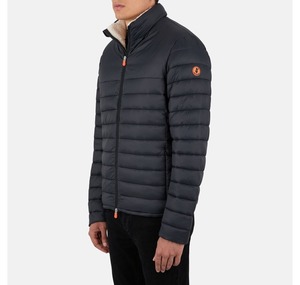 Nueva chaqueta acolchada de invierno para hombre al por mayor, abrigo de cuero grueso boca abajo con cortavientos sin costuras, diseño cálido de burbujas - Product Image 3