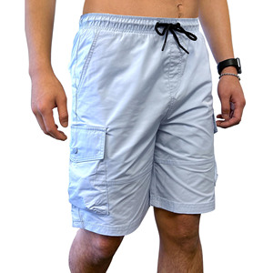 Short Cargo Streetwear Short confort personnalisé avec ceinture élastique et cordon de serrage Vente en gros Shorts pour hommes avec impression personnalisée du logo Shorts pour hommes - Product Image 2