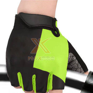 Service OEM personnalisé, gants de cyclisme légers à demi-doigts, antidérapants, avec sangle de poignet réglable, unisexe, faible MOQ - Product Image 6