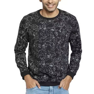 Sudaderas con Cuello para Hombre, Logotipo Personalizado, Estilo Urbano, Secado Rápido, Cómodas, Básicas, Mezcla de Algodón - Product Image 1
