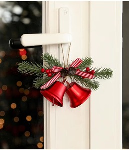 Adornos Navideños de Campana Colgante de Metal Modernos a Bajo Precio para Decoración de Puertas - Product Image 6