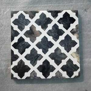 Custom Material Coaster Set Classic Style round Stone Pads for Kitchen Made in India - Product Image 4