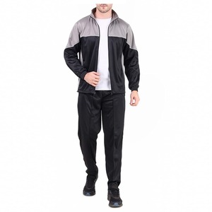Trajes de jogging con cremallera para hombre de fabricación al por mayor, conjunto de chándal de invierno cálido, transpirable y de secado rápido - Product Image 5