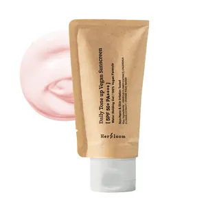 Herbloomデイリートーンアップビーガン日焼け止め (100% ビーガン) SPF 50/PA 50mLTinted Korean Sunblock for Face Korean Cosmetic Sunscreen