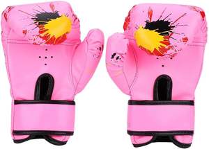 Guantes de boxeo profesionales al por mayor, guantes de cuero PU ganadores deportivos con logotipo personalizado asequible - Product Image 2