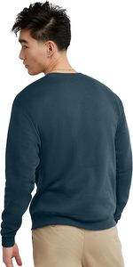Sweatshirts coupe-vent à séchage rapide pour hommes Logo personnalisé 100% coton Hiver Motif solide Techniques teintes unies - Product Image 5