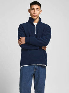 Fall And Winter Custom Logo <b>Fleece</b> Jacket For <b>Men</b> Single Breasted Thick <b>Sherpa</b> Reversible Polar <b>Fleece</b> Jacket - Product Image 3