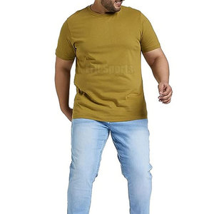 Camisetas de Cuello Redondo para Hombre, de Verano, Casuales, de Primera Calidad, 100% Algodón, Sólidas, Transpirables, Ecológicas, de Manga Corta - Product Image 4