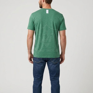 T-shirts en strass pour hommes, confortables, en mélange de coton, design élégant et brillant, idéal pour la mode décontractée - Product Image 4