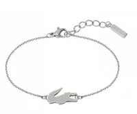 Bracelet à maillons géométriques en acier inoxydable plaqué or et argent, certifié par une tierce partie, tendance unisexe, modèle unique