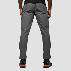 Unisex <b>Black</b> <b>Plain</b> Nylon Track Pants Polyester Wind Breaker <b>Jogger</b> Custom Printed Logo Lightweight Casual Comfortable Pants - Product Image 6