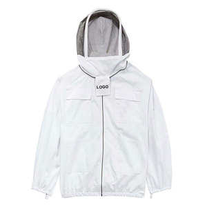 Chaqueta de seguridad para apicultura, poliéster, impermeable, protectora, a prueba de picaduras, duradera, ligera, para hombres, para cosecha de miel - Product Image 3