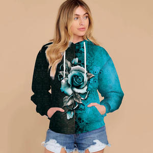 Logo personnalisé Sportswear Hoodies Workout Fitness Fleece Plus Size Sweat-shirt et pantalon de survêtement Jogger Sets Hoodies pour les femmes - Product Image 2