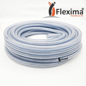 High Pressure Food Beverage Flexible <b>PVC</b> Braided <b>Hose</b> Durable Water Juice Liquid Transfers Food Safe Plastic Tubing Flexima - Product Image 3