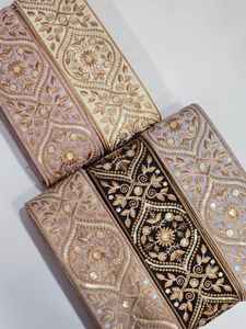 Nouveau design broderie dentelle tissu dentelle accessoires pour robes décoration florale - Product Image 3