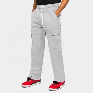 New Wholesale <b>Elastic</b> Fashion Custom logo Gym Wear Sports Pants <b>Men's</b> <b>Trousers</b> Loose <b>Men</b> Casual Cotton Tracksuits Pants - Product Image 2
