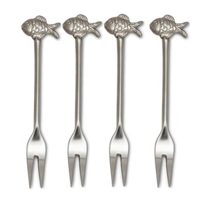 Fourchette élégante avec tête dorée et poignée en résine Couverts élégants et durables de qualité supérieure, parfaits pour les repas modernes et les cadeaux - Product Image 2