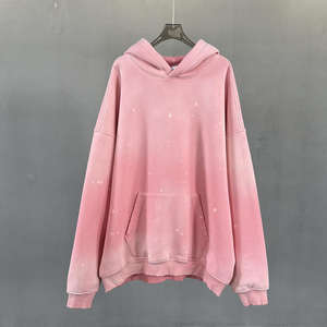 เสื้อฮู้ดดี้ทรงโอเวอร์ไซส์ Sun Fade ผ้าหนา 460 GSM ล้างสีแบบ Acid Wash ทรงปกติ ผ้าฝ้าย 100% เสื้อฮู้ดดี้สตรีทแวร์สำหรับฤดูหนาว เหมาะสำหรับผู้ชายและผู้หญิง - Product Image 6