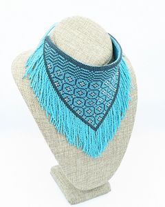 Gargantilla de declaración de alta calidad para mujer, collares, cuentas de semillas superiores, joyería con artesanías, cuentas de cristal, cuentas de cristal de Murano - Product Image 1