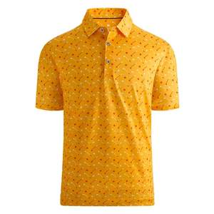 Camiseta clásica personalizada para hombre, manga corta de alta calidad, cuello de Color en contraste, secado rápido, poliéster de Golf/Tela de Jersey de algodón - Product Image 4