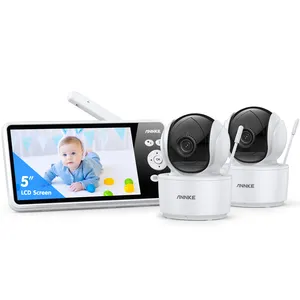 ANNKE 5英寸TFT液晶显示器1080P摄像机2.4GHz数字无线婴儿监视器支持双向扬声器摄像机婴儿监视器