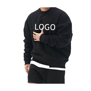 Nouveau design de sweatshirts pour hommes meilleure qualité de sweatshirts pour hommes prix de gros sweatshirts pour hommes OEM impression personnalisée logo respirant - Product Image 3