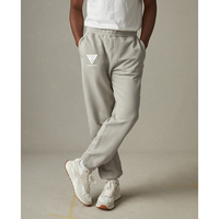 Pantalons de survêtement décontractés d'été pour hommes, coupe ajustée, pantalons de jogging à revers, faible MOQ pour les pantalons de survêtement