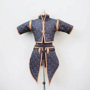 Gambesons médiévaux réalistes, confection modernes, en coton, pour les champs de bataille, artisanat textile, motif uni fait main, Europe, TV, cinéma - Product Image 1