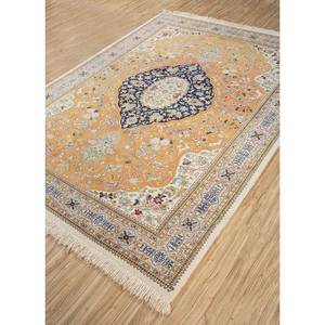 Tapis en laine grande surface Aalam, rouge-orange, noué à la main, motif médaillon abstrait, rectangulaire, pour couloir et entrée - Pae-4811, 9x12 - Product Image 2