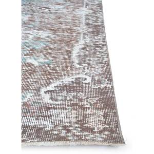 Tapis en laine noué à la main, rectangulaire, abstrait, à motif médaillon vert vintage, pour la maison, grand tapis de salon, tapis de couloir - Pae-2120 - Product Image 4