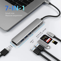 Hotsale USB C Docking station Dual HDMI Monitor Adapter Selore USB C Hub 3 VGA 2USB A 2.0,USB C 2.0 Anschlüsse für Dell HP Lenovo