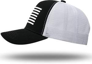 หมวกเบสบอลพิมพ์ลายแบบวินเทจ หมวกคาวบอยทรงนิ่ม หมวกทรัคเกอร์ลายธงชาติอเมริกัน หมวกเบสบอลปักโลโก้หรือตัวอักษรตามสั่ง - Product Image 5