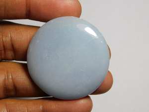 100% ของแท้ที่มีคุณภาพสูงสีฟ้าอัญมณีอัญมณีอัญมณีธรรมชาติ cabochons สำหรับการทำเครื่องประดับ - Product Image 4