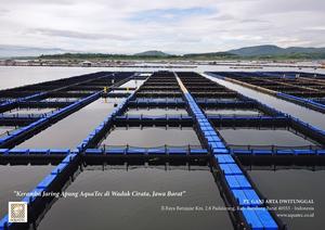 HIGH QUALITY HDPE <b>Floating</b> Fish Cage Size 3x3 Meters, 4 Holes per <b>Unit</b> for Fish Farming - Product Image 5