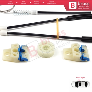 Kit de réparation de lève-vitre électrique BWR783, côté droit, pour Golf MK5 A5 1K 1K1 2003-2009, 3 portes, hayon, coupé, 1K3837462 - Product Image 6