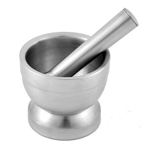 Mortier et pilon de qualité supérieure parfaits pour broyer les épices et les herbes Ensemble de mortier et de pilon durable Outil essentiel pour votre cuisine - Product Image 2