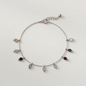 Minimal Solid Gold Cushion Cut Gemstone Charm <b>Bangle</b> Bracelet Modern Luxury <b>Fine</b> Jewelry for Women OEM GIA Certified - Product Image 1