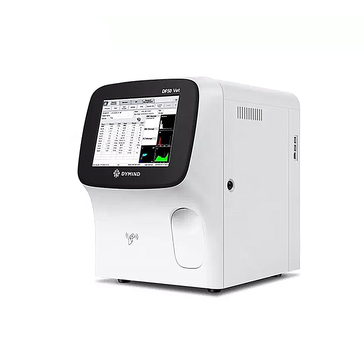 Прибор для анализа гематологии DYMIND DF50 Vet, прибор для тестирования крови у животных, оптовая цена, 5 частей, ветеринарный прибор для тестирования крови