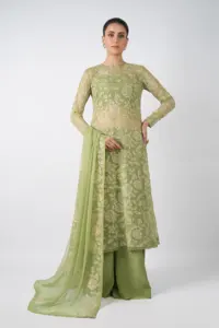 Trajes de Fiesta de 3 Piezas para Mujer, Ligeros, con Lentejuelas, Bordado de Encaje, Diseño Nuevo y Moderno, Alta Costura - Product Image 2