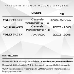 Bras intérieur de rétroviseur en fer pour VW Transporter T5, T6 (alliage de zinc). MR2203-1 - Product Image 3