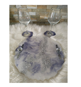 ถาดเสิร์ฟอีพอกซีเรซินงานหัตถกรรมถาดเสิร์ฟอาหารเกรดอีพ็อกซี่เรซิ่น - Product Image 4